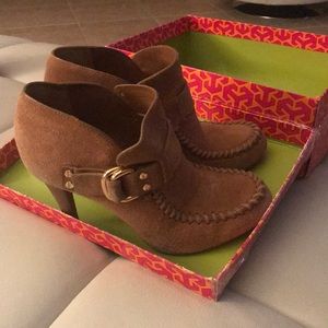 Tory Burch Brown heeled booties